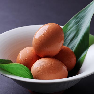 国産鶏「もみじ」の卵